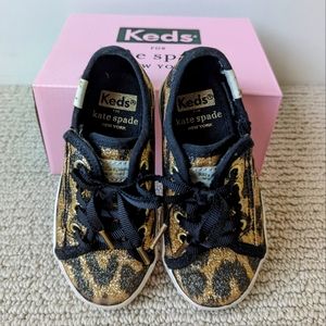 COPY - Keds Keds x kate spade new york Kickstart Jr. Glitter Leopard Little Kid…